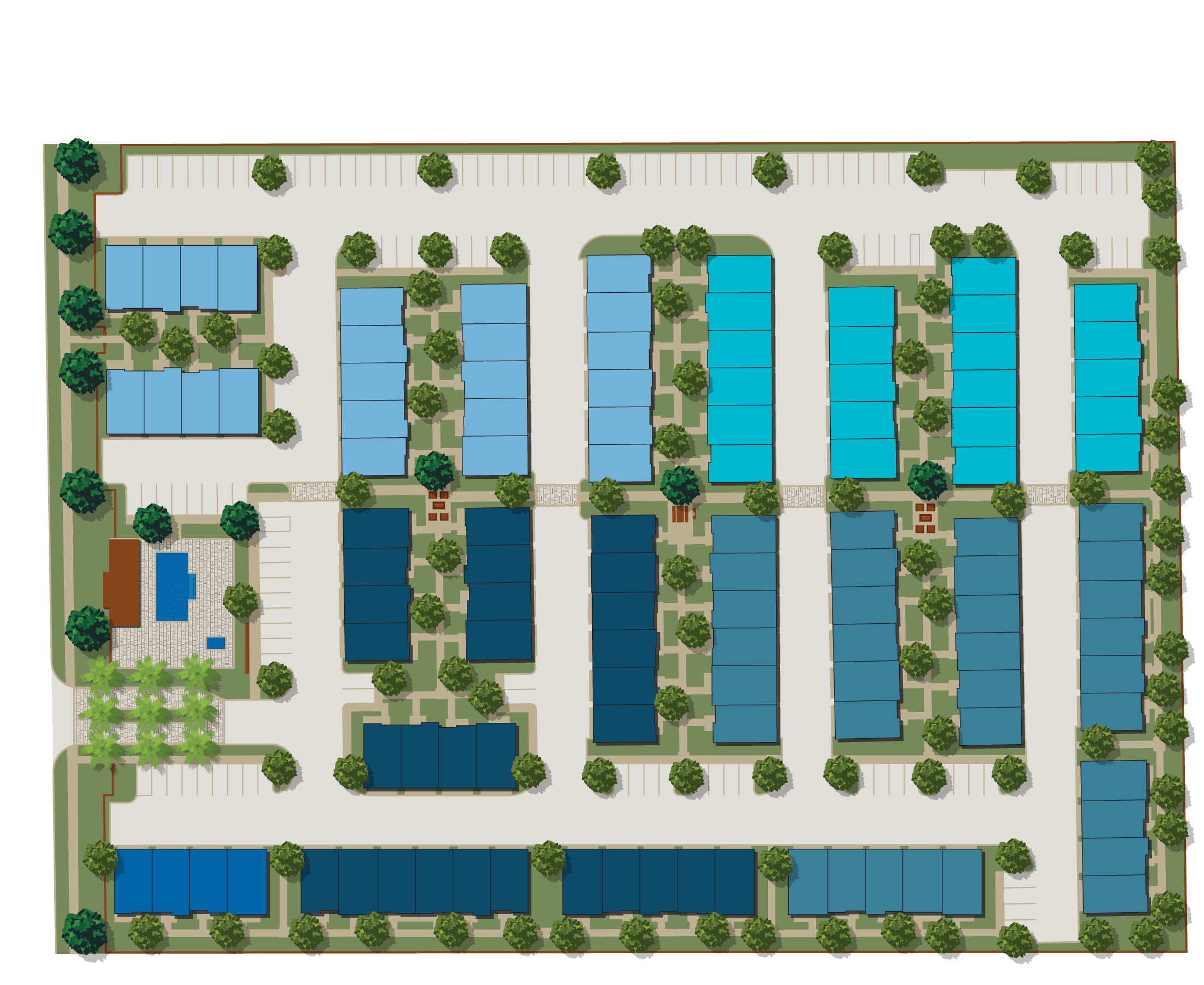 Townes at Broadway Site Plan